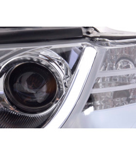 Phares - Phare Daylight LED DRL look Audi A4 type 8E 01-04 chrome…