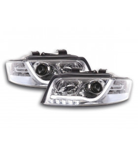 Phares - Phare Daylight LED Feux Diurnes Audi A4 Type 8E 01-04 Chrome…