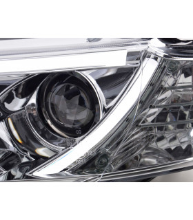 Phares - Phare Daylight LED DRL look Audi A4 type 8E 04-08 chrome…