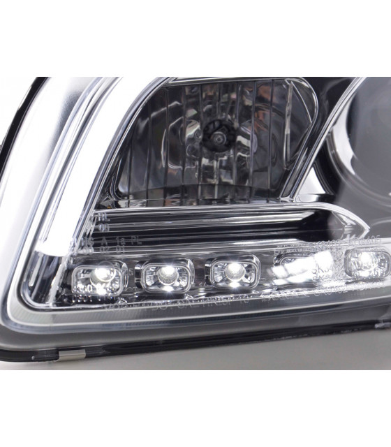 Phares - Phare Daylight LED DRL look Audi A4 type 8E 04-08 chrome…