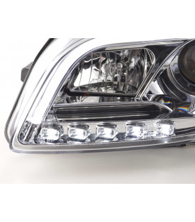 Phares - Phare Daylight LED feux de jour Audi A4 type 8E 04-08 chrome…