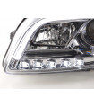 Phares - Phare Daylight LED feux de jour Audi A4 type 8E 04-08 chrome…