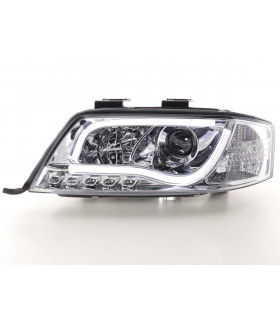 Phares - Phare Daylight LED DRL look Audi A6 type 4B 97-01 chrome…