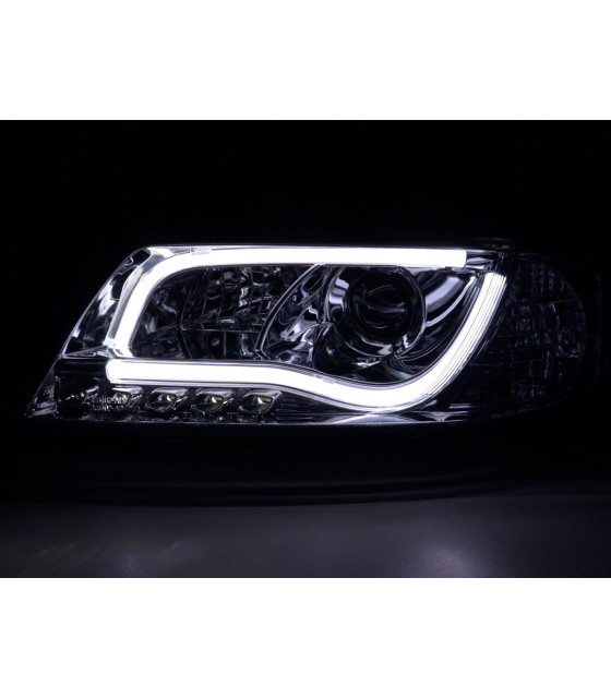 Phares - Phare Daylight LED DRL look Audi A6 type 4B 97-01 chrome…