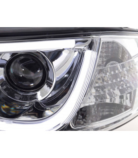 Phares - Phare Daylight LED DRL look Audi A6 type 4B 97-01 chrome…