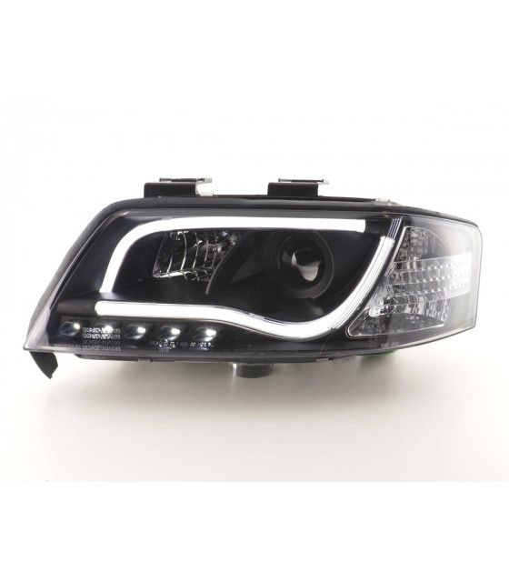 Phares - Phare Daylight LED Feux de jour à LED Audi A6 type 4B 97-01 noir…