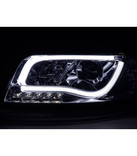 Phares - Phare Daylight LED DRL look Audi A6 type 4B 01-04 chrome…