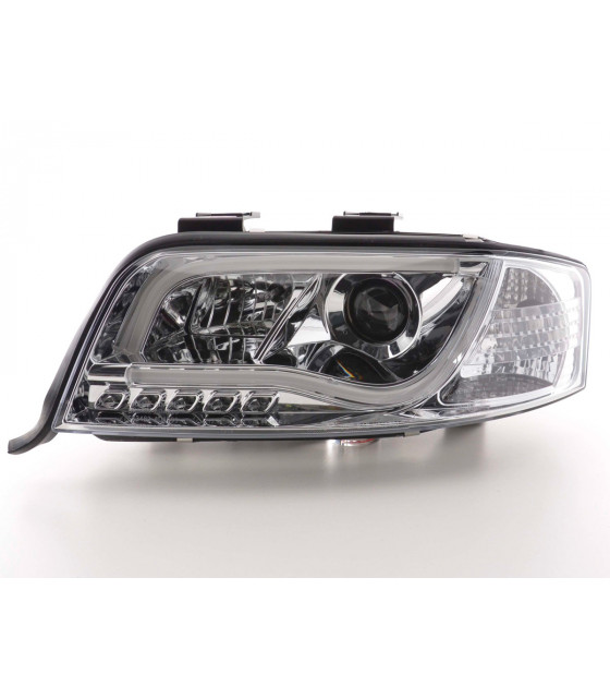 Phares - Phare Daylight LED DRL look Audi A6 type 4B 01-04 chrome…