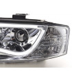 Phares - Phare Daylight LED feux de jour Audi A6 type 4B 01-04 chrome…