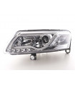 Phares - Phare Daylight LED feux de jour Audi A6 type 4F 04-08 chrome…