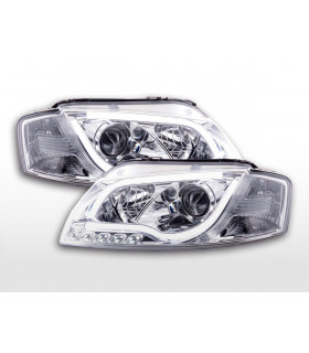 Phares - Phare Daylight LED feux de jour Audi A3 type 8P / 8PA 03-08 chrome…