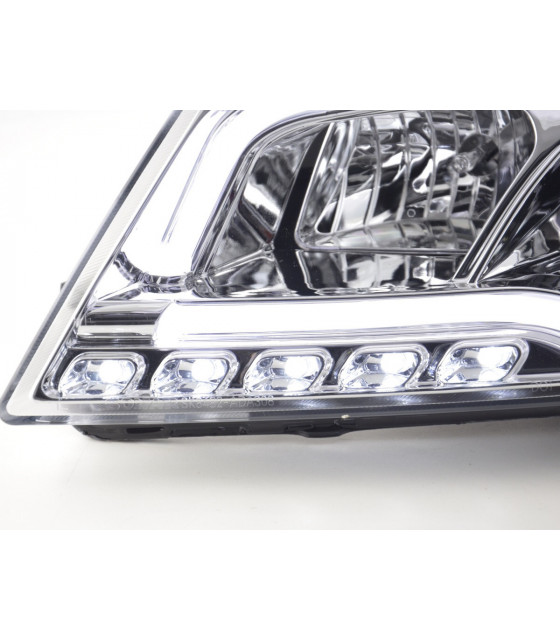 Phares - Phare Daylight LED Feux Diurnes Audi A3 8P 08-12 chrome…