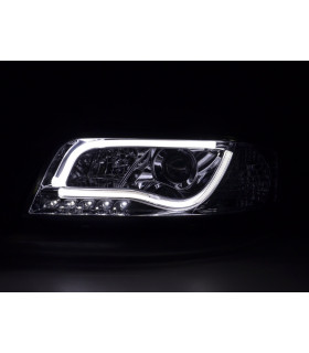 Phares - Phare Daylight à LED DRL look Audi A6 type 4B 01-04 chromé pour