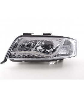 Phares - Phare Daylight à LED DRL look Audi A6 type 4B 01-04 chromé pour