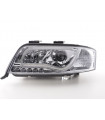 Phares - Phare Daylight à LED DRL look Audi A6 type 4B 01-04 chromé pour