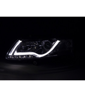 Phares - Phare Daylight à LED DRL look Audi A6 type 4F 04-08 chromé pour