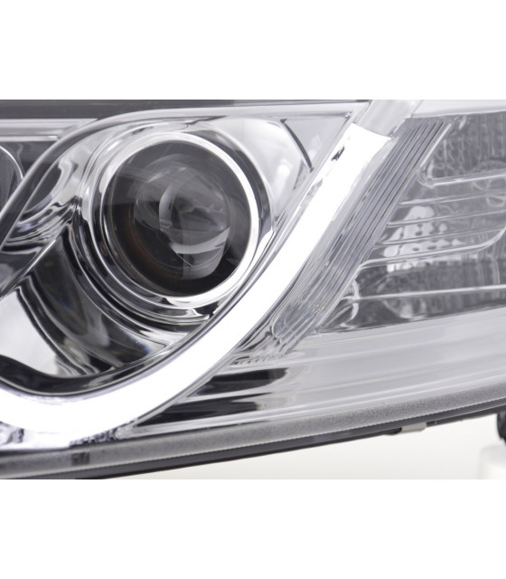 Phares - Phare Daylight à LED DRL look Audi A6 type 4F 04-08 chromé pour