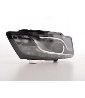 Phares - Phares Daylight LED feux de jour Audi Q5 08.12 noir…