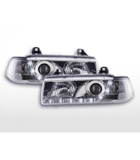 Phares - Phares Daylight LED Feux de jour LED BMW 3er E36 Coupé Cabrio 92-99