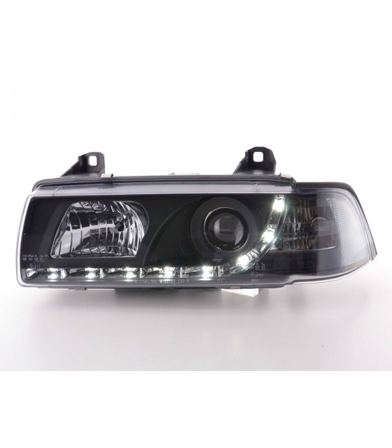 Phares - Phare Daylight LED Feux de jour à LED BMW Série 3 E36 Coupé 92-99 noir…