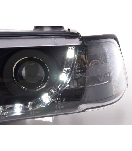 Phares - Phare Daylight LED Feux de jour à LED BMW Série 3 E36 Coupé 92-99 noir…