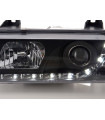 Phares - Phare Daylight LED Feux de jour à LED BMW Série 3 E36 Coupé 92-99 noir…