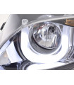 Phares - Phares Angel Eyes BMW 3er E46 Limo / Touring 02-05 chrome…