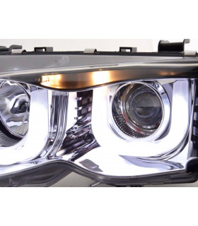 Phares - Phare Daylight LED look DRL BMW Série 3 E46 Limo / Touring 02-05