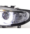 Phares - Phares angel eyes BMW Série 3 E46 Limo / Touring 02-05 chrome pour