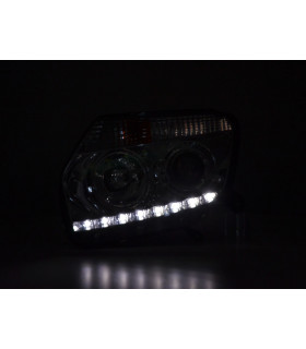 Phares - Phares Daylight LED feux de jour Dacia Duster à partir de 2014 chrome…