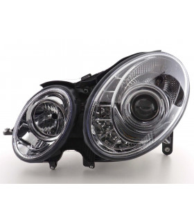 Phares - Phare Daylight LED DRL look Mercedes Classe E 211 02-06 chrome…