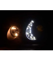 Phares - Phare Daylight LED DRL look Mercedes Classe E 211 02-06 noir…