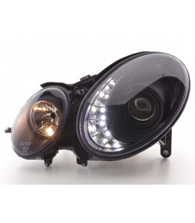 Phares - Phare Daylight LED DRL look Mercedes Classe E 211 02-06 noir…