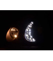 Phares - Phare Daylight LED DRL look Mercedes Classe E 211 02-06 noir…