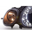 Phares - Phare Daylight LED DRL look Mercedes Classe E 211 06-09 noir…