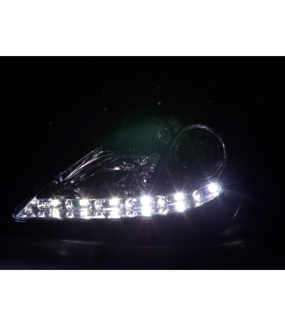 Phares - Phare Daylight LED DRL look Mercedes SLK R171 04-11 chrome…