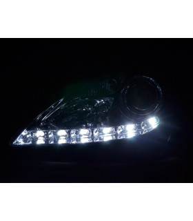 Phares - Phare Daylight LED feux de jour Mercedes SLK R171 chrome…