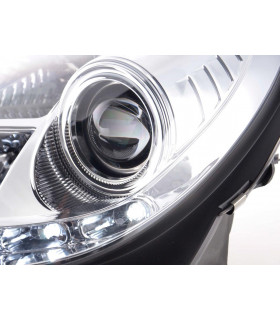 Phares - Phare Daylight LED feux de jour Mercedes SLK R171 chrome…