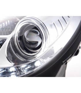 Phares - Phare Daylight LED feux de jour Mercedes SLK R171 chrome…