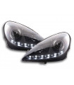 Phares - Phare Daylight LED feux de jour Mercedes SLK R171 noir…