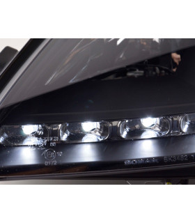 Phares - Phare Daylight LED feux de jour Mercedes SLK R171 noir…