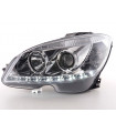 Phares - Phare Daylight LED DRL look Mercedes Classe C type W204 07-10 chrome…