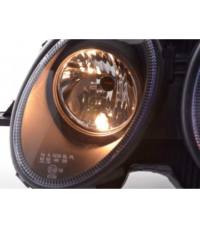 Phares - Phare Daylight LED DRL look Mercedes Classe E type W211 02-06 noir…