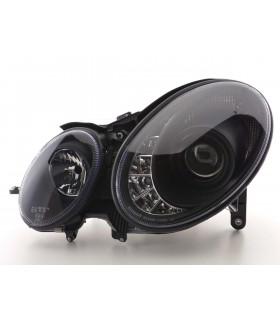 Phares - Phare Daylight LED DRL look Mercedes Classe E type W211 02-06 noir…