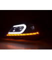 Phares - Phare Daylight LED DRL look Mercedes Classe C W204 11-14 noir…