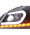 Phares - Phare Daylight LED DRL look Mercedes Classe C W204 11-14 noir…