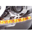 Phares - Phare Daylight LED DRL look Mercedes Classe C W204 11-14 chrome…