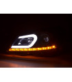 Phares - Phare Daylight LED DRL look Mercedes Classe C W204 11-14 noir…