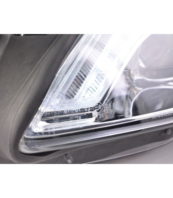 Phares - Phares Xenon Daylight LED DRL look Mercedes-Benz Classe S 221 05-09