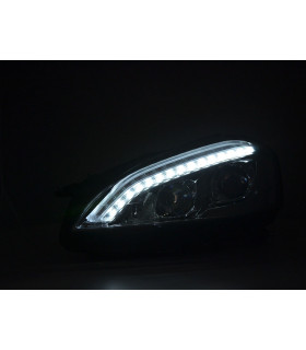 Phares - Phare Daylight LED DRL look Mercedes-Benz Classe S 221 05-09 chrome…